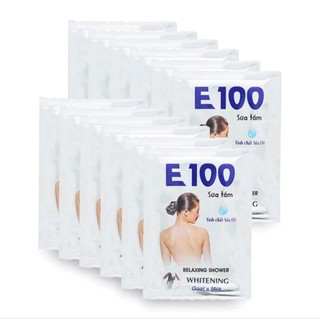 Sữa tắm trắng da E100 dây 12 gói