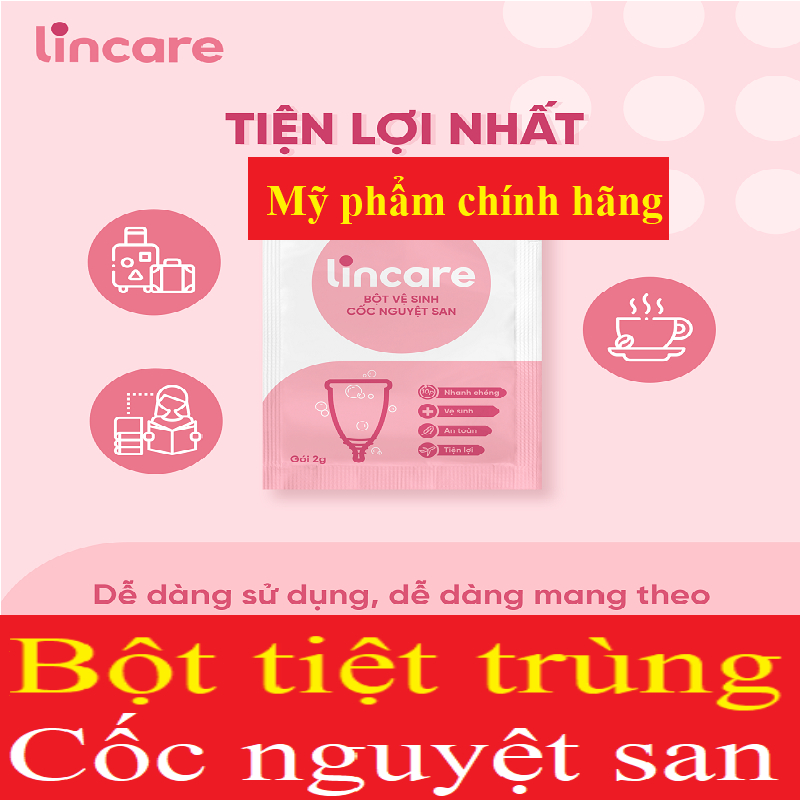 Bột tiệt trùng cốc nguyệt san