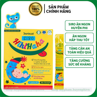  Siro ăn ngon Hihihaha Huyền Phi giúp bé ăn ngon hấp thu tốt tăng cân hiệu quả an toàn tăng sức đề kháng hộp 30 Gói 