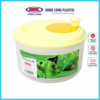 Rổ quay rau lớn thông minh nhựa song long 3006 bền đẹp và chắc chắn