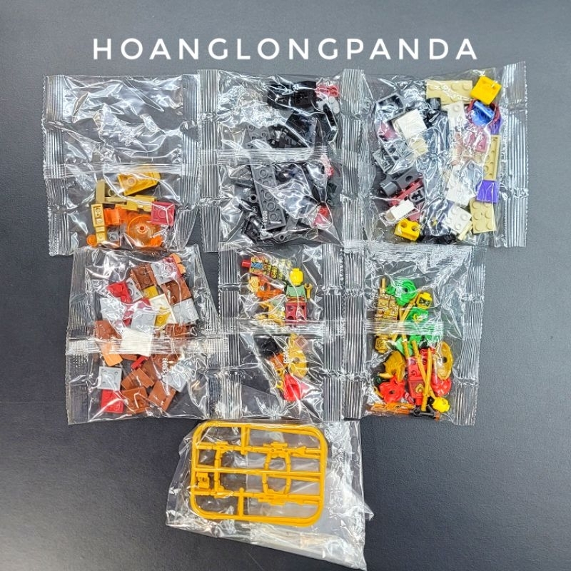 Lắp ráp NINJA CITY 80083 | 71793 Heatwave Transforming Laval Dragon | 489 chi tiết