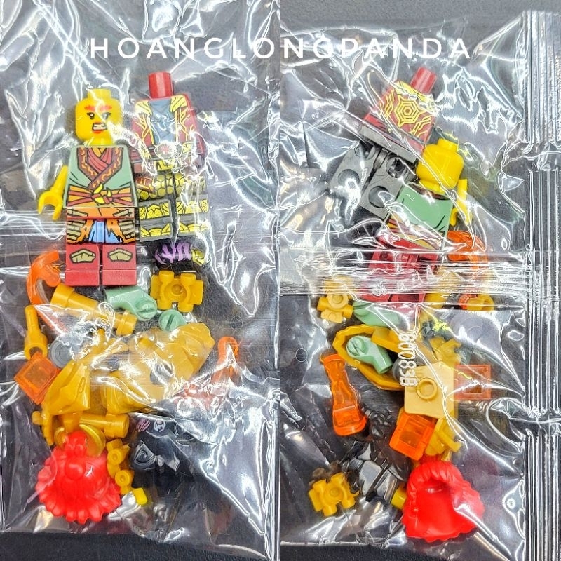 Lắp ráp NINJA CITY 80083 | 71793 Heatwave Transforming Laval Dragon | 489 chi tiết