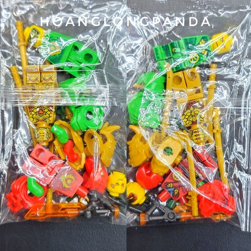 Lắp ráp NINJA CITY 80083 | 71793 Heatwave Transforming Laval Dragon | 489 chi tiết