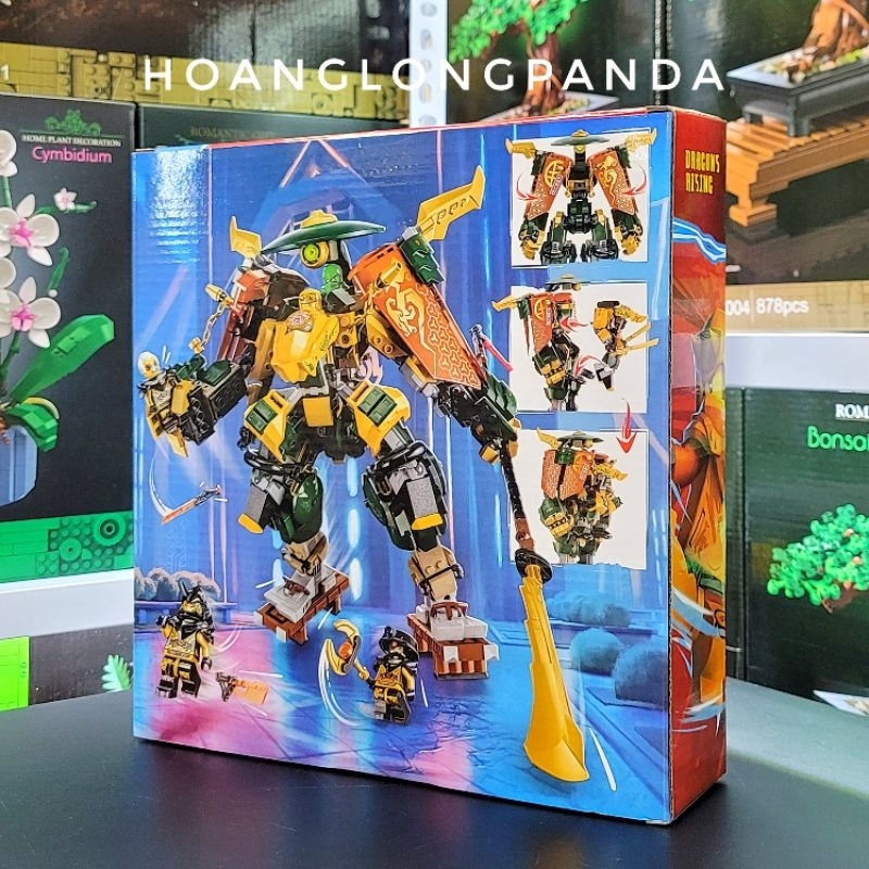 Lắp ráp NINJA CITY 88084 | 71794 Lloyd and Arin's Ninja Team Mechs | 784 chi tiết