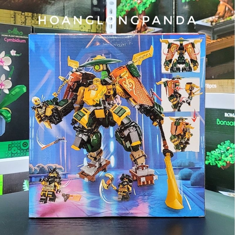 Lắp ráp NINJA CITY 88084 | 71794 Lloyd and Arin's Ninja Team Mechs | 784 chi tiết