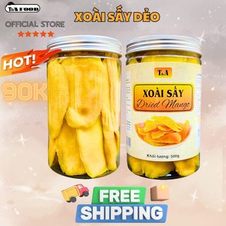 500gr xoài sấy dẻo cao cấp loại 1 hộp nắp nhôm 500gr giá 110k