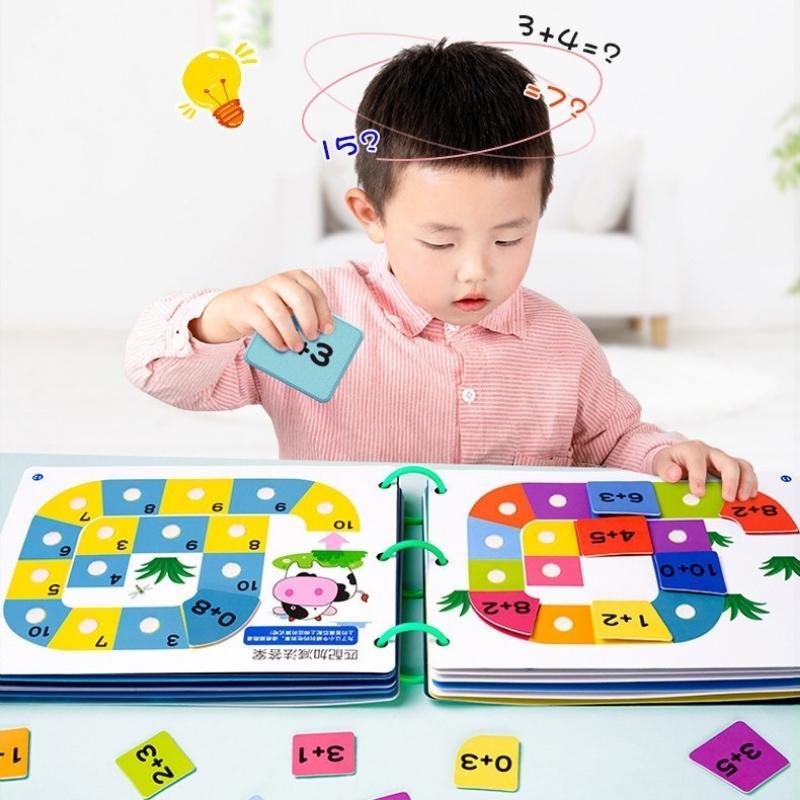 Học liệu bóc dán Montessori 17 chủ đề cuộc sống, Đồ chơi giáo dục cho bé tái sử dụng nhiều lần BabyGym