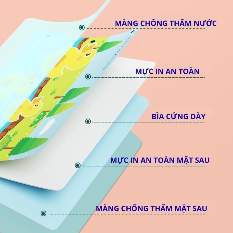Học liệu bóc dán Montessori 17 chủ đề cuộc sống, Đồ chơi giáo dục cho bé tái sử dụng nhiều lần BabyGym
