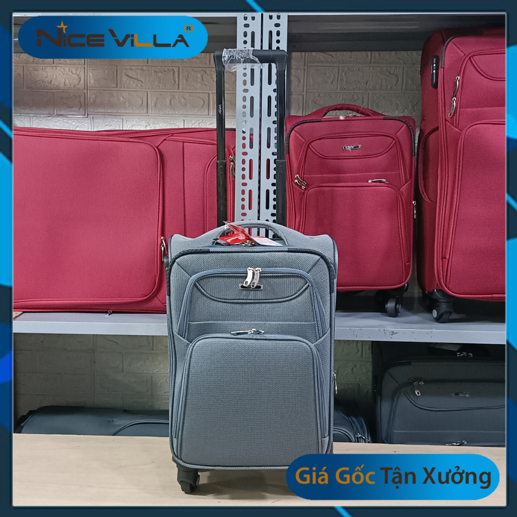 Vali Vải Cao Cấp Mẫu Mới Thời Trang Size 20inch