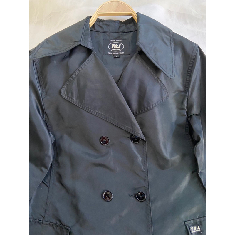 Áo khoác trench coat M475 lỗi up ảnh cuối dáng dài chất vải không thấm nước 1 lớp 2hand Hàn si ảnh thật