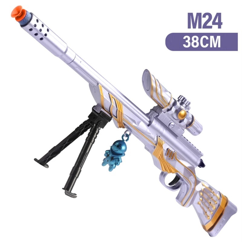 Đồ chơi viên xốp có thể chơi cùng hạt nở 3-4mm, Đồ chơi nhập vai đột kích, M416, M24 cực vui và hấp dẫn