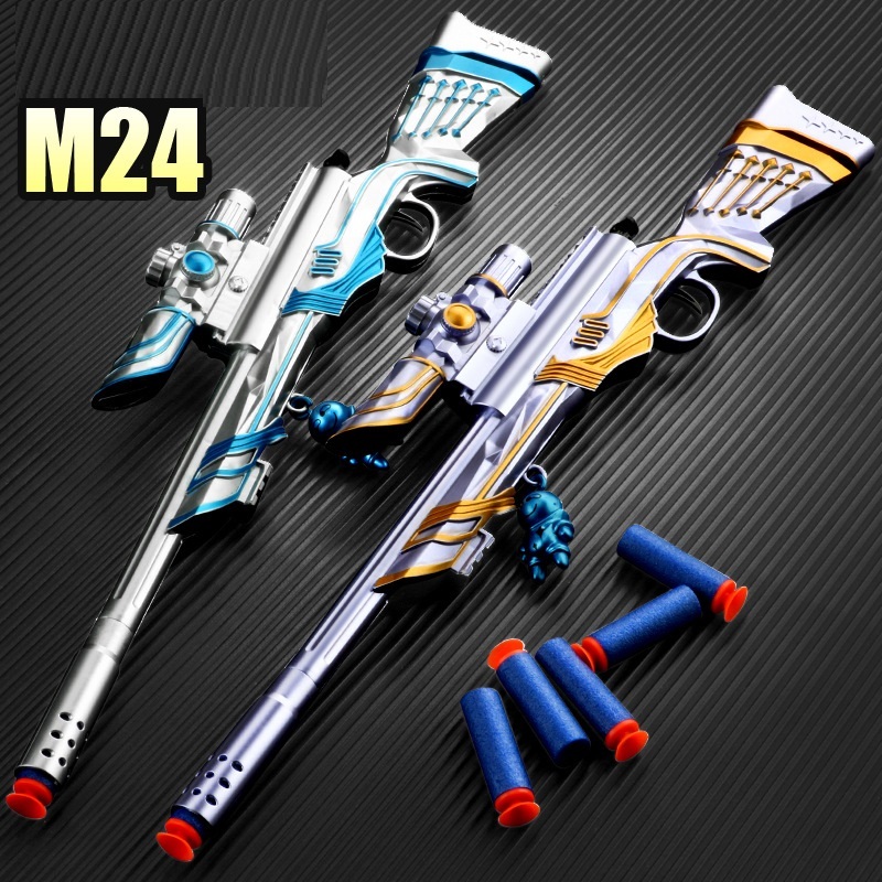 Đồ chơi viên xốp có thể chơi cùng hạt nở 3-4mm, Đồ chơi nhập vai đột kích, M416, M24 cực vui và hấp dẫn