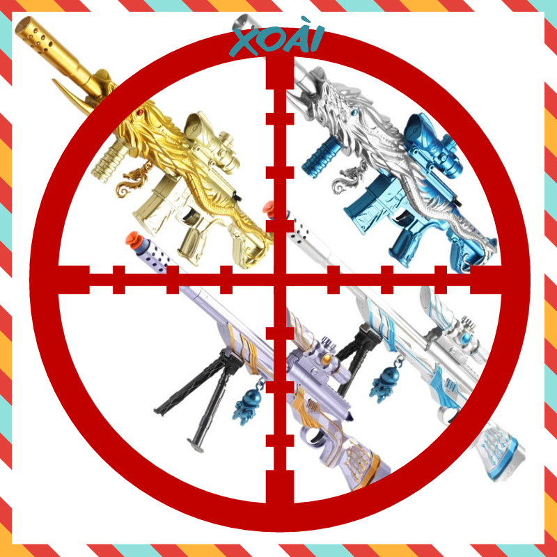 Đồ chơi viên xốp có thể chơi cùng hạt nở 3-4mm, Đồ chơi nhập vai đột kích, M416, M24 cực vui và hấp dẫn