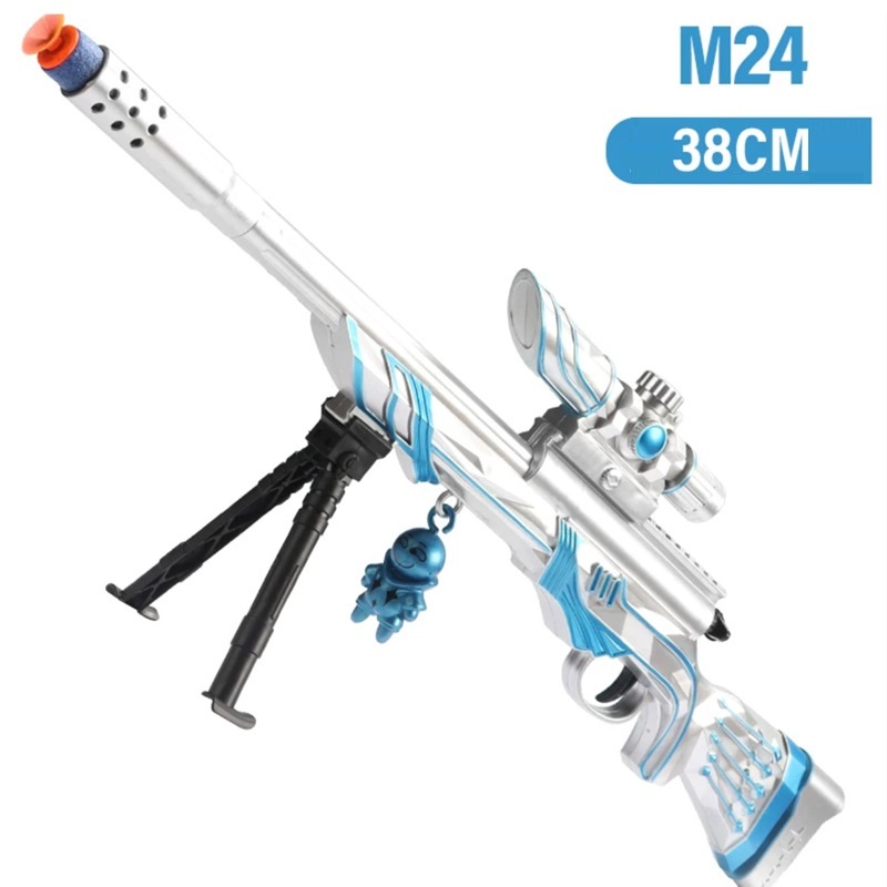 Đồ chơi viên xốp có thể chơi cùng hạt nở 3-4mm, Đồ chơi nhập vai đột kích, M416, M24 cực vui và hấp dẫn