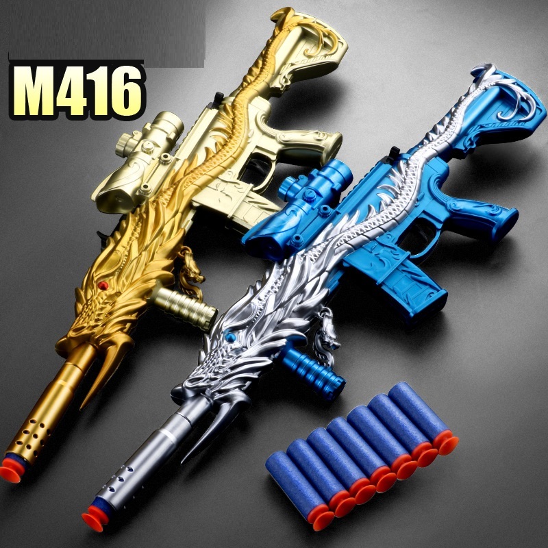 Đồ chơi nhập vai đột kích, Đồ chơi viên xốp có thể chơi cùng hạt nở 3-4mm, M416, M24, Đồ chơi đột kích