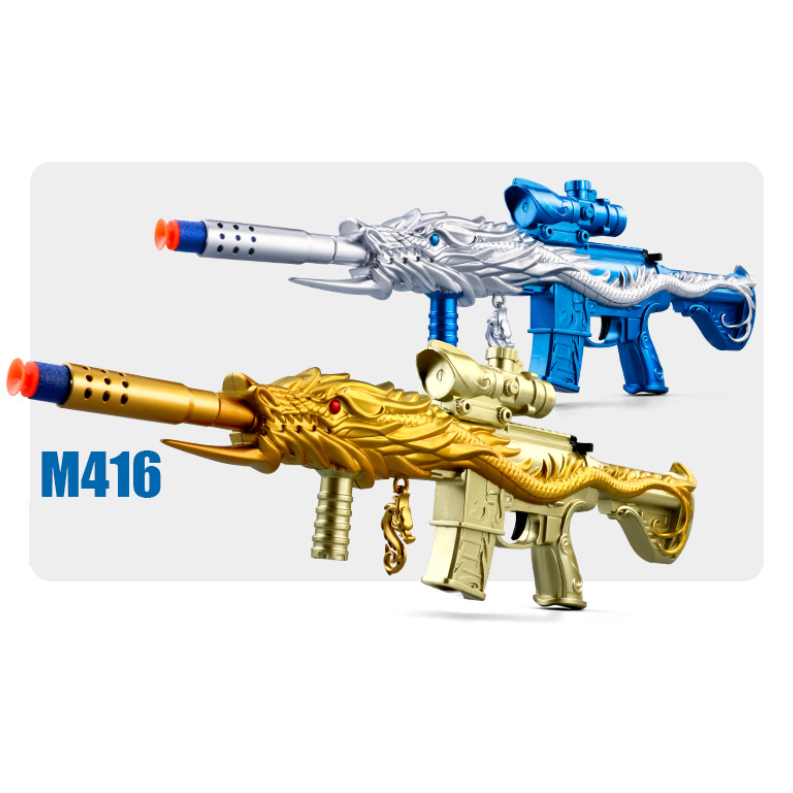 Đồ chơi nhập vai đột kích, Đồ chơi viên xốp có thể chơi cùng hạt nở 3-4mm, M416, M24, Đồ chơi đột kích