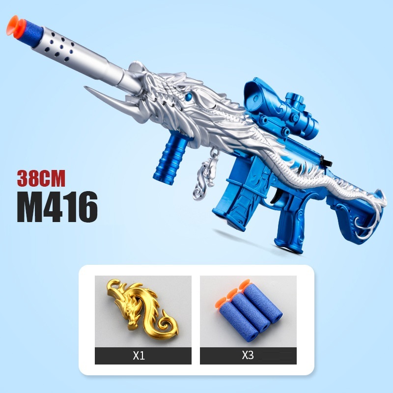 Đồ chơi nhập vai đột kích, Đồ chơi viên xốp có thể chơi cùng hạt nở 3-4mm, M416, M24, Đồ chơi đột kích