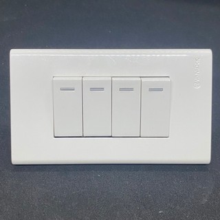 Bốn công tắc 1 chiều 16a sino dòng s18cc - hàng ghép s18cc2s/2