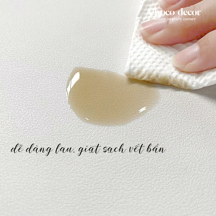 Tấm lót trang trí bàn ăn chất liệu da pu chống thấm nước phong cách bắc âu