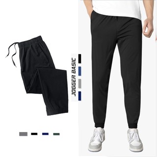 Quần Thể Thao Nam Jogger Kaki Co Giãn Khóa Kéo Mềm Mịn Phong Cách Thể Thao Năng Động Cá Tính