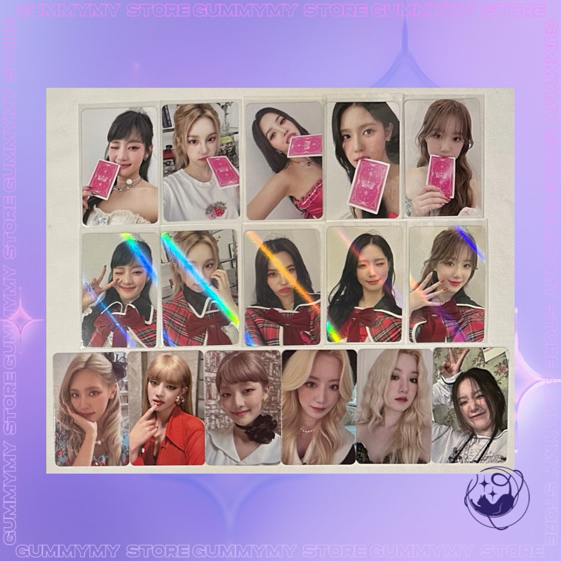 I-DLE ảnh thẻ bo góc I Feel, I Love chính hãng