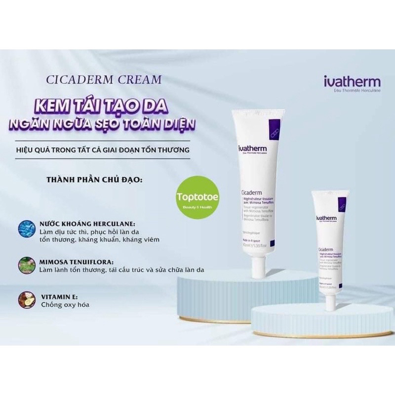 Kem tái tạo IVATHERM CICADERM
