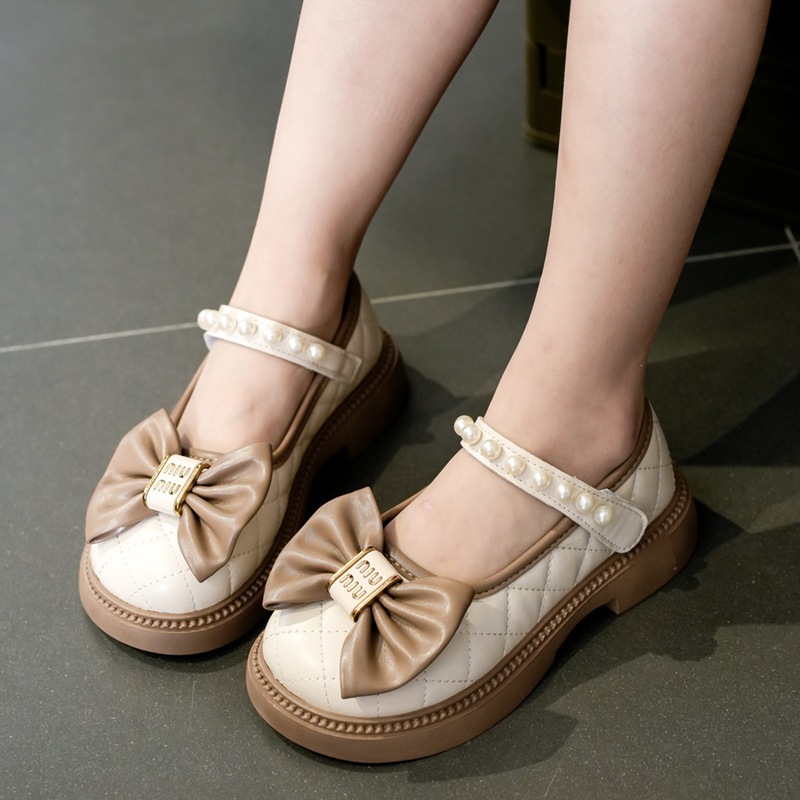 Giày búp bê nơ da mềm HOT 2024 mã xd-850 Quảng Châu cao cấp cho bé gái từ 2 tuổi đến 15 tuổi