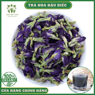  ✅ HÀNG LOẠI 1  Trà Hoa Đậu Biếc 100gr Sấy Khô Nguyên Bông Chính Hãng Thảo Mộc Shop 