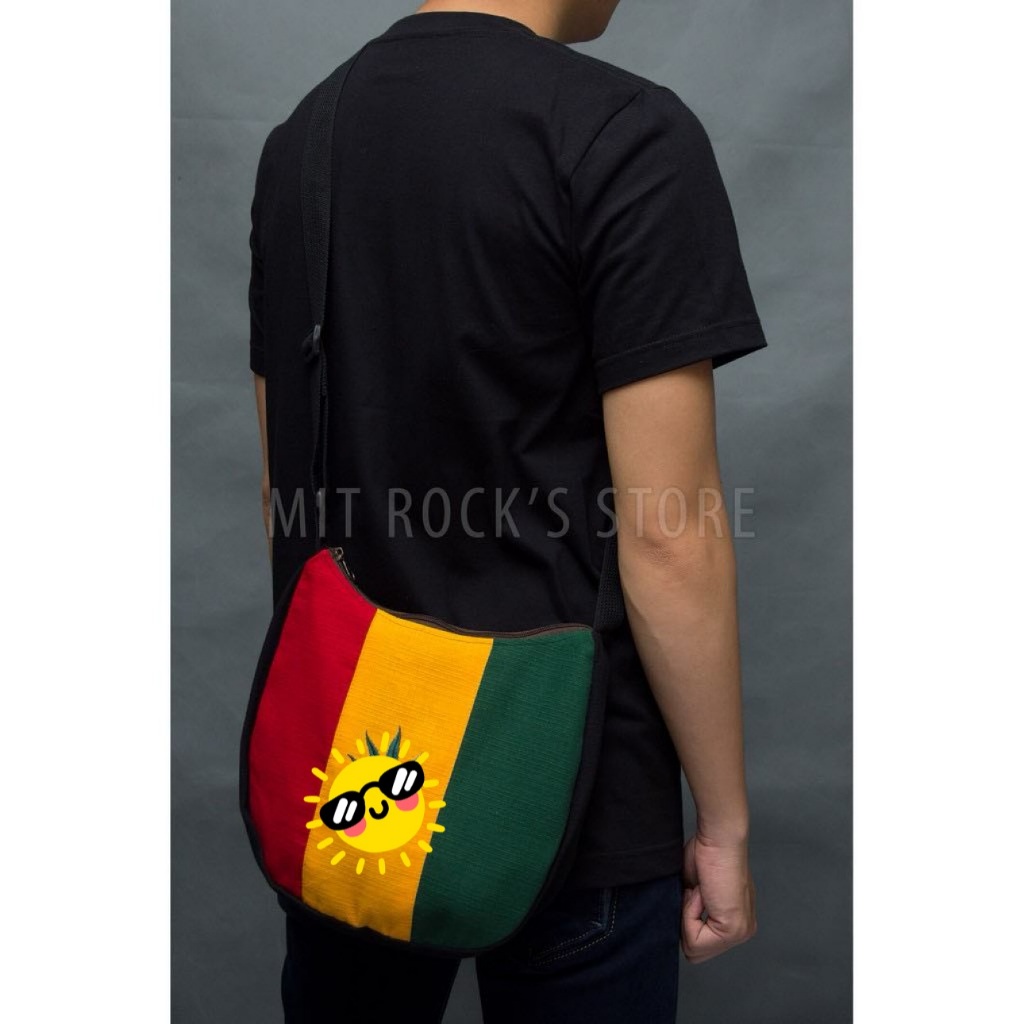 Túi Rasta - Kích thước 25 x 28cm - Túi đeo chéo - Túi handmade Thái Lan