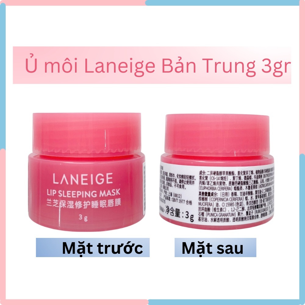 Laneige Lip Sleeping Mask Đắp môi ngủ Hàn Quốc (3g)