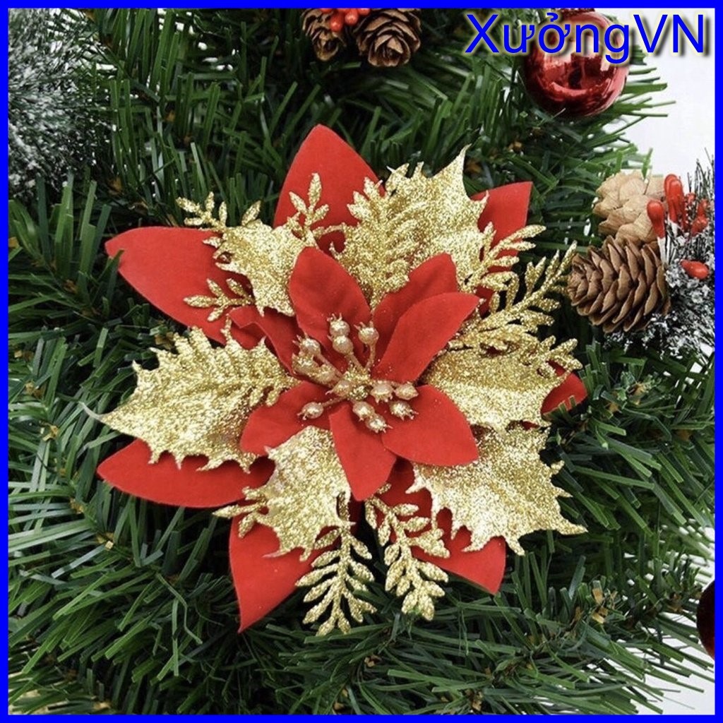 Tết 2024 Bông hoa trạng nguyên làm oản,trang trí tết - cây thông Noel Giáng Sinh Size To