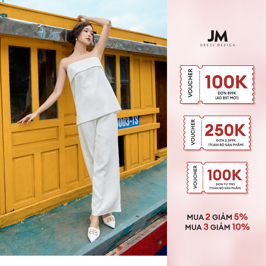 JM Dress Desgin - Quần sunny suông ống rộng 3R01.2302WF