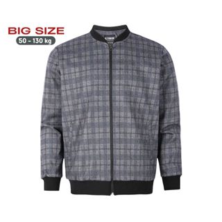 Áo khoác BOMBER bigsize nam 2 lớp cao cấp cho người mập mặc mùa thu đông lót vải gió mềm size lớn từ 2xl -7xl(78-135kg)