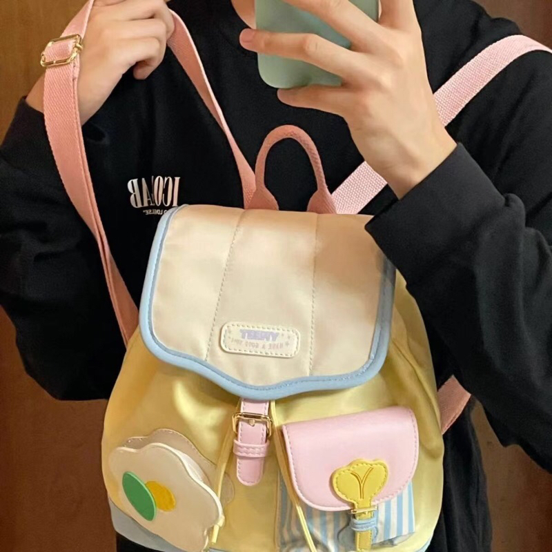 Balo đi học đi chơi pastel