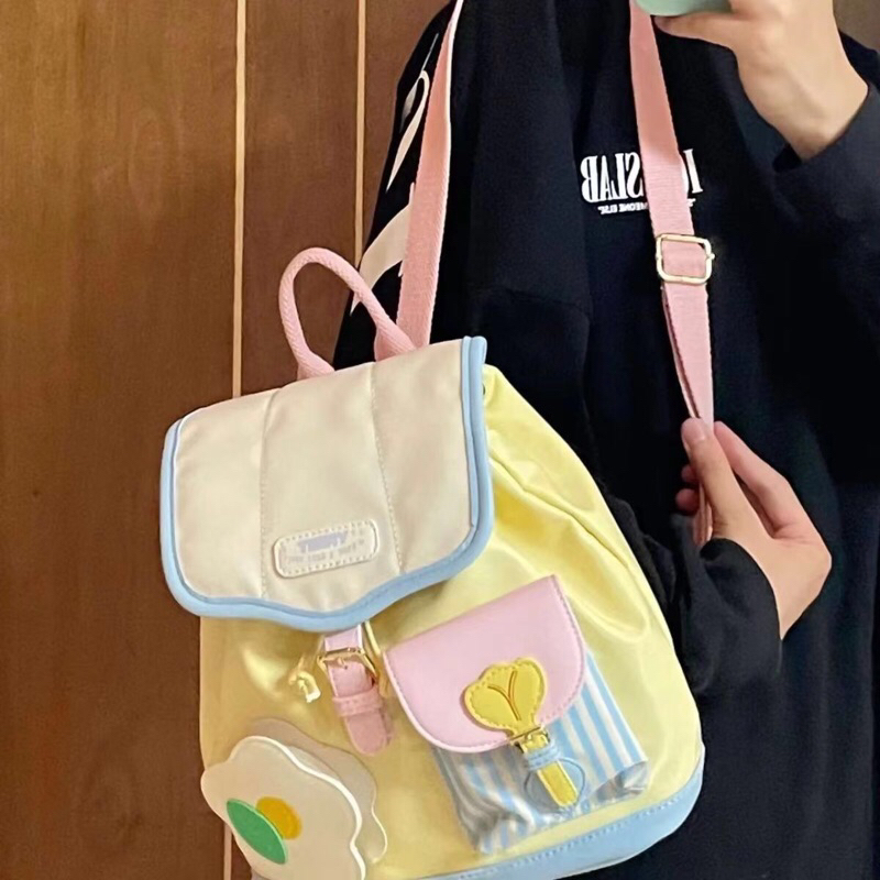 Balo đi học đi chơi pastel