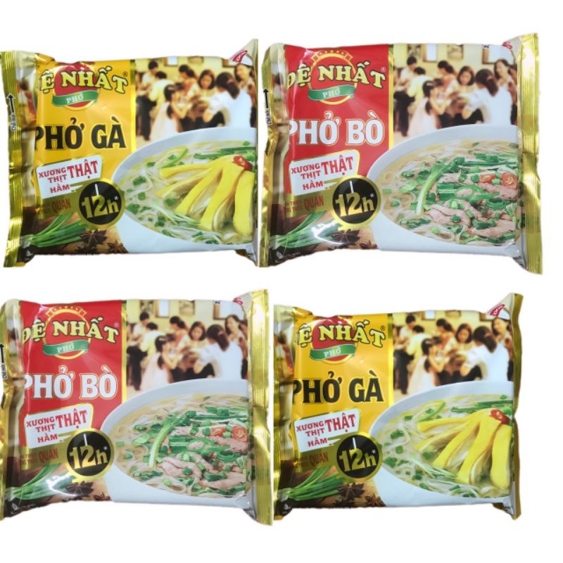 Combo 5 gói phở bò phở gà đệ nhất