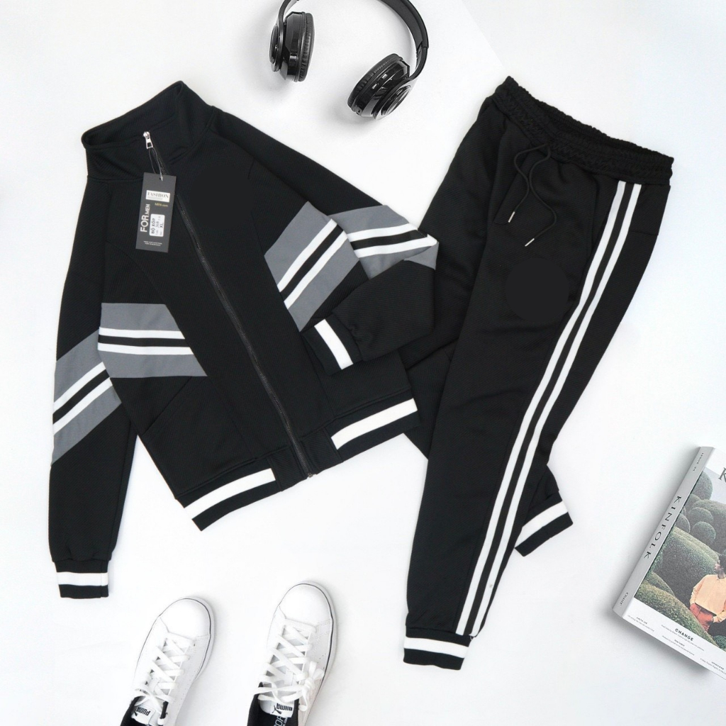 Bộ Thể Thao Nam Thu Đông , Bộ Quần Áo Nỉ nam Mẫu mới nhất năm 2023 .