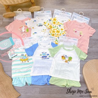 CHAANG Bộ KID cho bé trai và gái chất liệu cotton thâm hút cho bé từ 9 tháng đến 5 tuổi