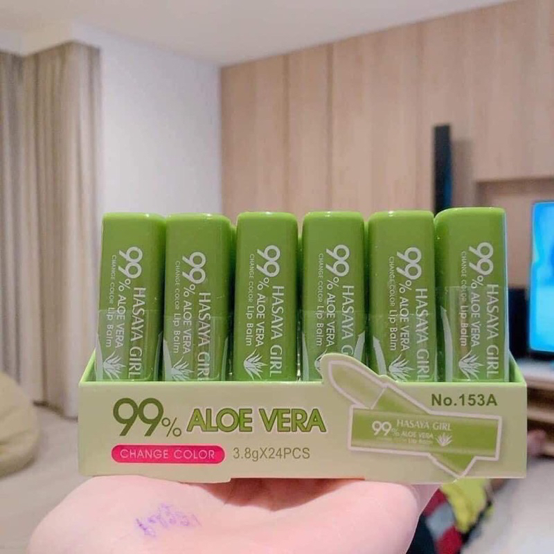 Son Dưỡng Môi Nha Đam HASAYA GIRL 99% ALOE VERA Thái Lan