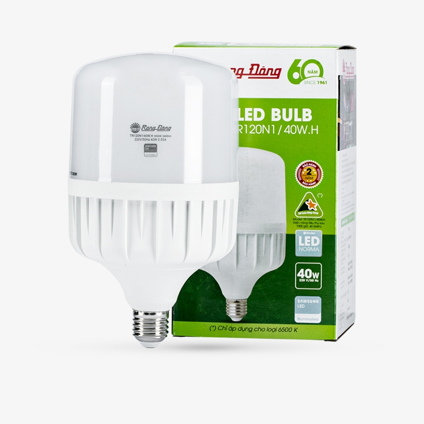Bóng Đèn Led Rạng Đông 40W Trụ Cao Cấp