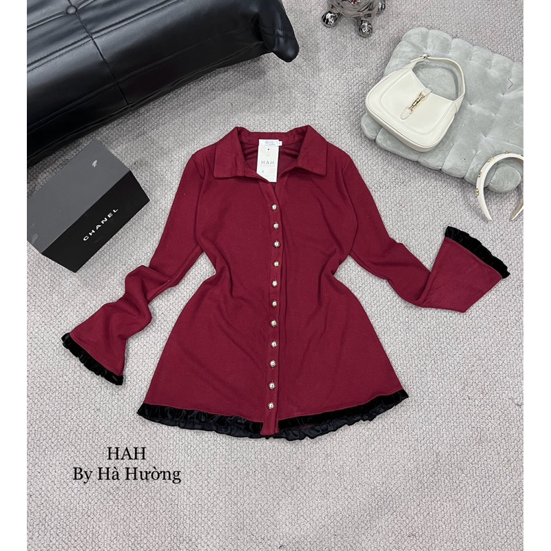 Váy Nhung tăm hót hít chuẩn noel ạ