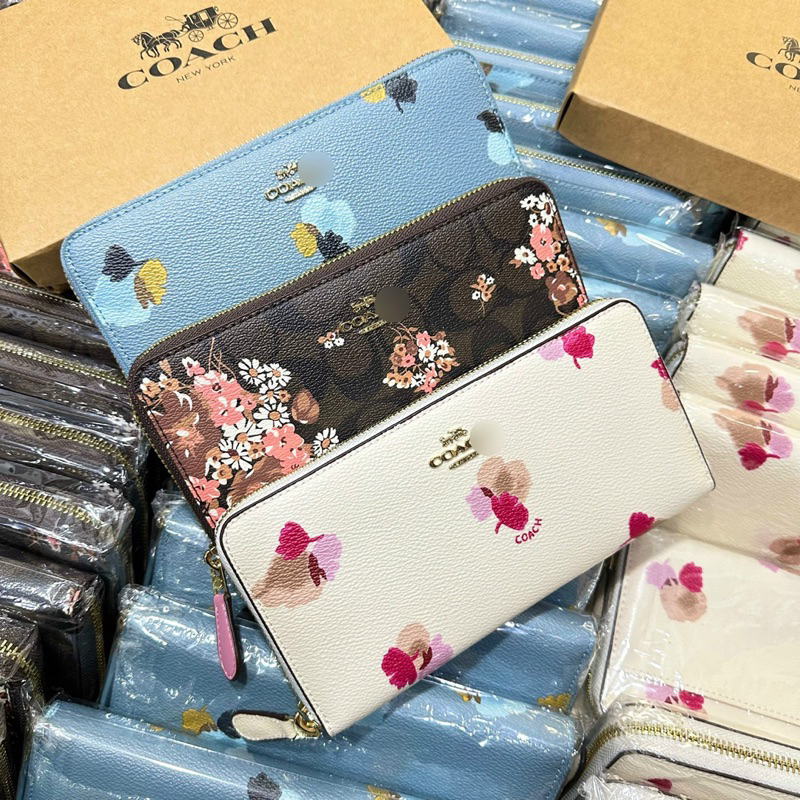 Ví coach dáng dài mới