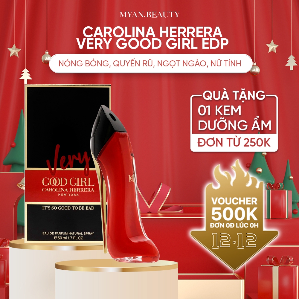 Nước hoa Nữ Carolina Herrera Guốc Đỏ EDP Dung Tích 50ml - Dầu thơm nữ nóng bỏng quyến rũ ngọt ngào nữ tính