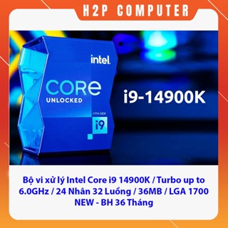 Bộ vi xử lý Intel Core i9 14900K / Turbo up to 6.0GHz / 24 Nhân 32 Luồng / 36MB / LGA 1700 - New - BH 36 Tháng