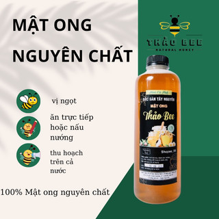 Mật ong nguyên chất Thảo Bee 1 Lít Ong mật nhà nuôi