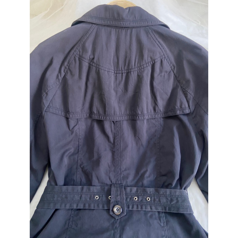 Áo khoác măng tô M482 dáng dài full nút kèm dây đai chất vải dày dặn 2 lớp 2hand Hàn si ảnh thật