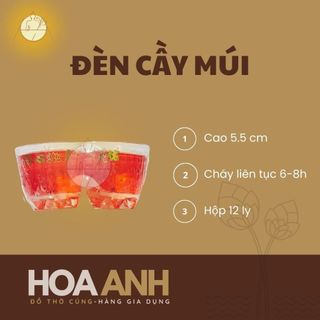 Cặp đèn cầy múi, cặp đèn cầy ly, đèn cầy ly múi - Đồ thờ cúng & gia dụng Hoa Anh