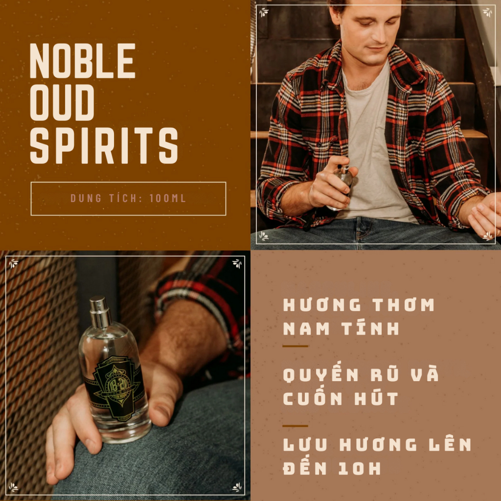 Nước hoa 18.21 Man Made Noble Oud Spirits - Full Seal 100ml