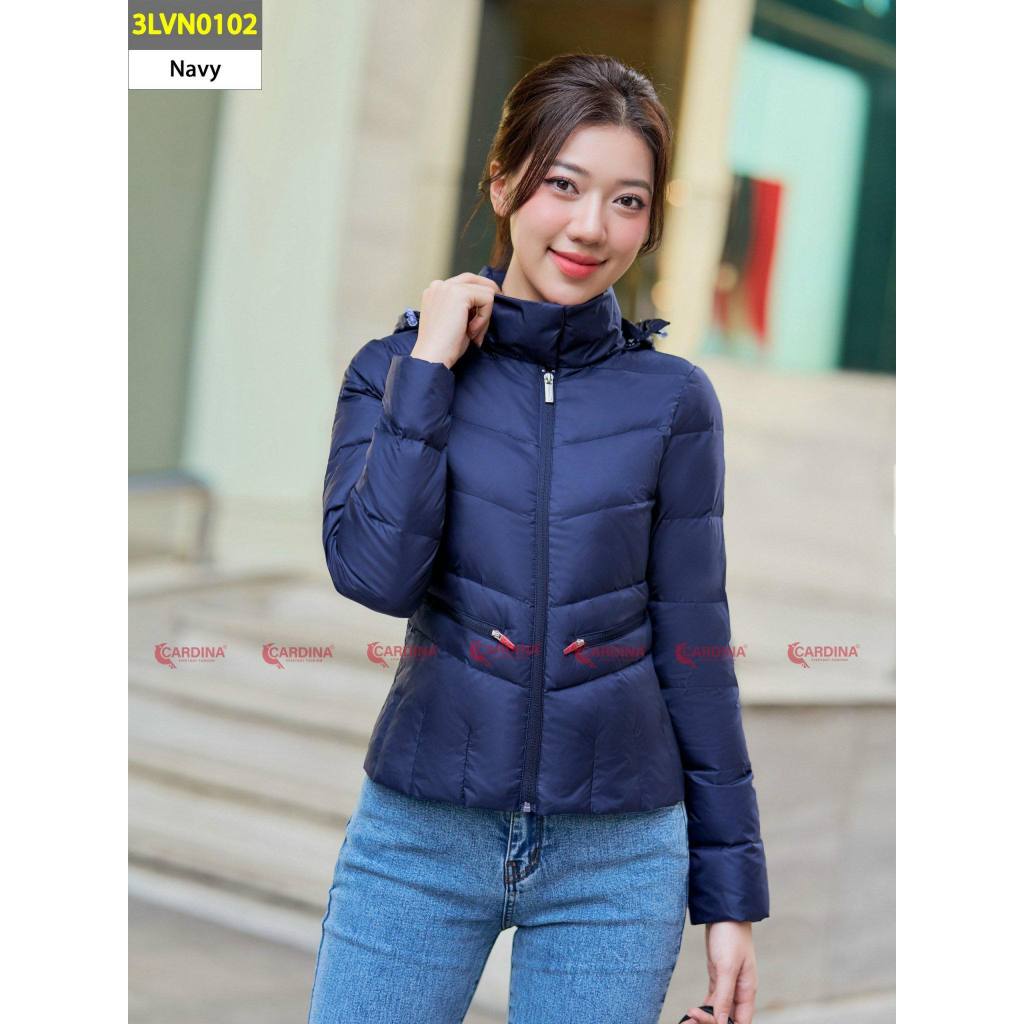 Áo Phao Nữ Lông Vũ Cardina CHÍNH HÃNG - Siêu Nhẹ, Siêu Ấm, Chống Nước