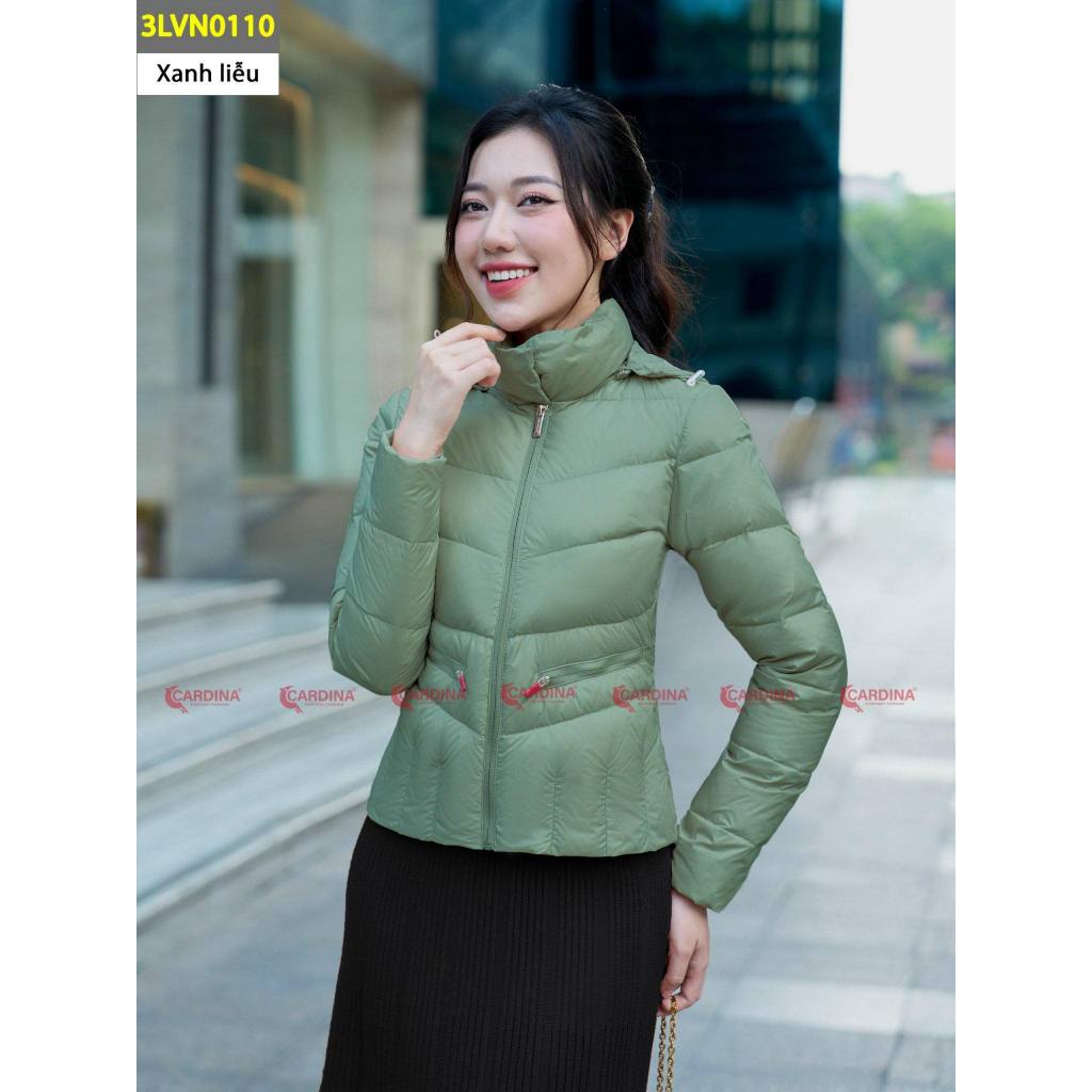 Áo Phao Nữ Lông Vũ Cardina CHÍNH HÃNG - Siêu Nhẹ, Siêu Ấm, Chống Nước